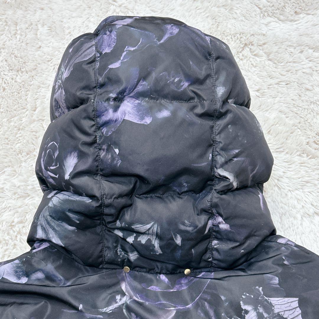 美品 ポールスミス 花柄 ダウンジャケット ハーフジップ プルオーバー