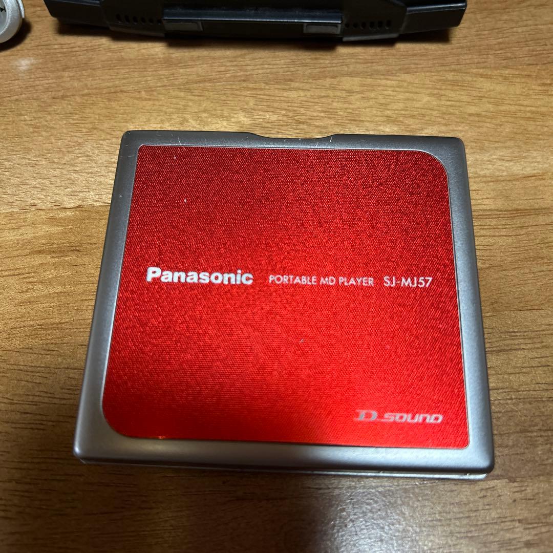 ☆パナソニック ポータブルMDプレイヤー SJ-MJ57-R☆ - メルカリ