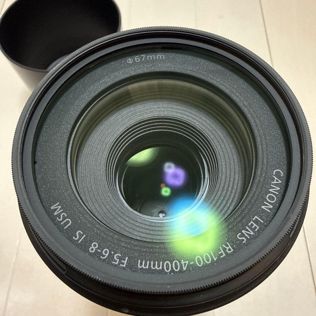 RF100-400mm F5.6-8 IS USM レンズフード・フィルター付き