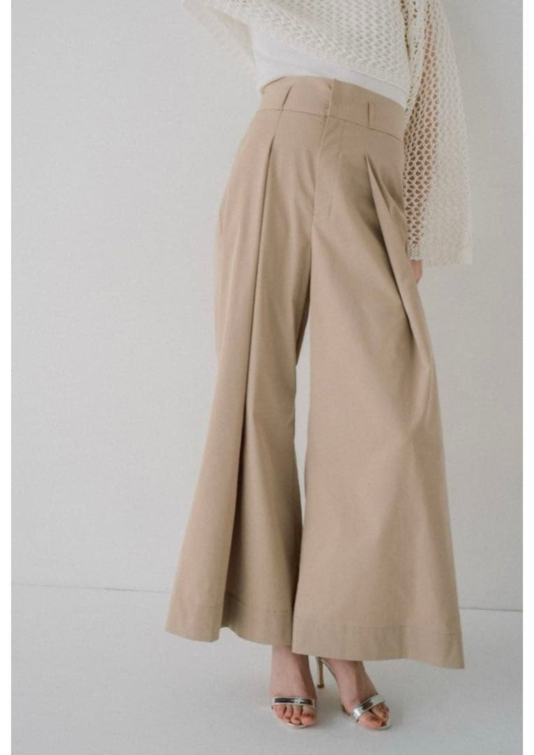 maison de Dolce.　セゾンワイドパンツ saison widePT/warm brown | maison de Dolce.