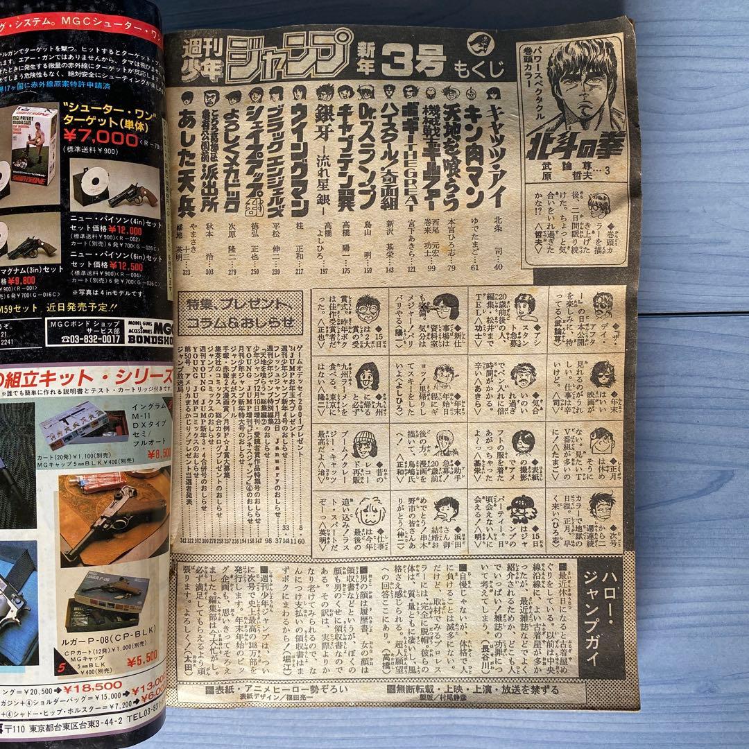 週刊少年ジャンプ 1984年 3号 漫画キャラクターオールスター表紙