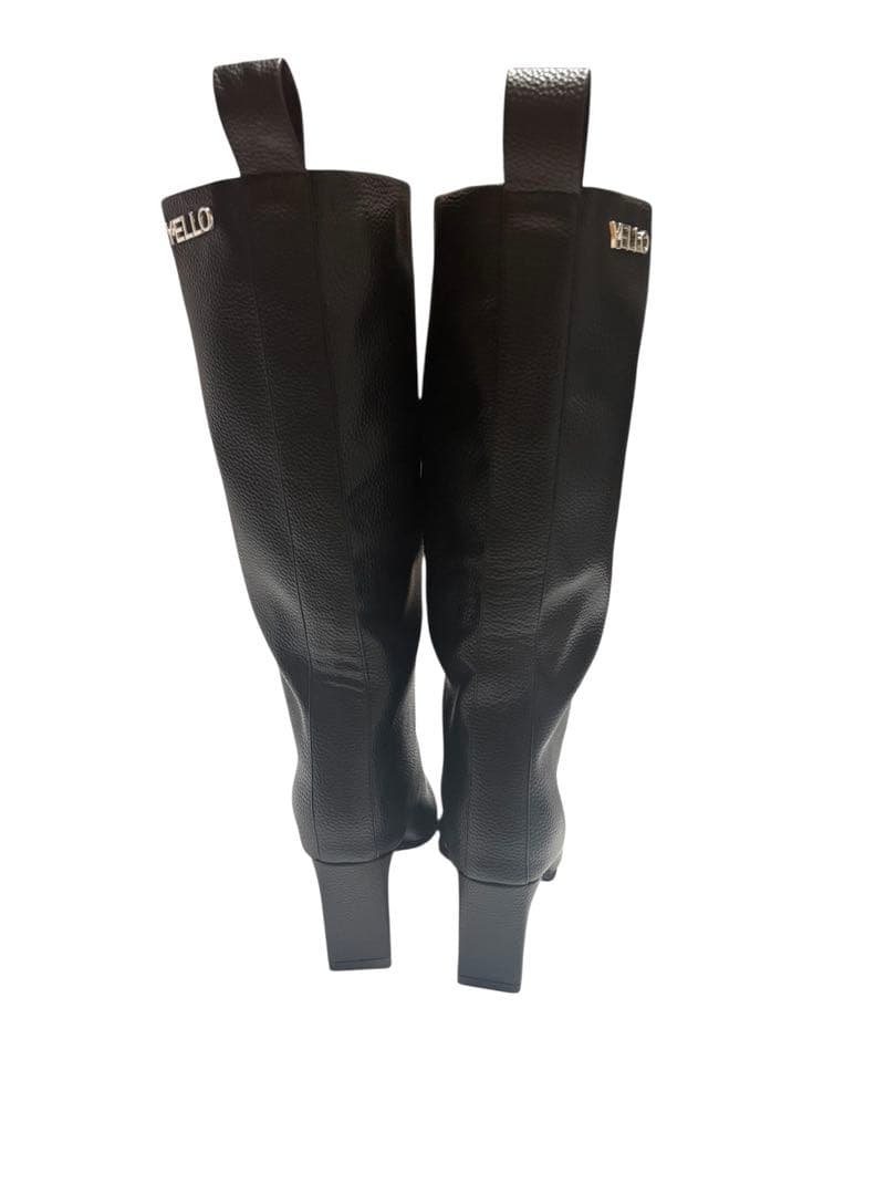 イエロ　YELLO ノワール　ロングブーツ　黒　22.5cm
