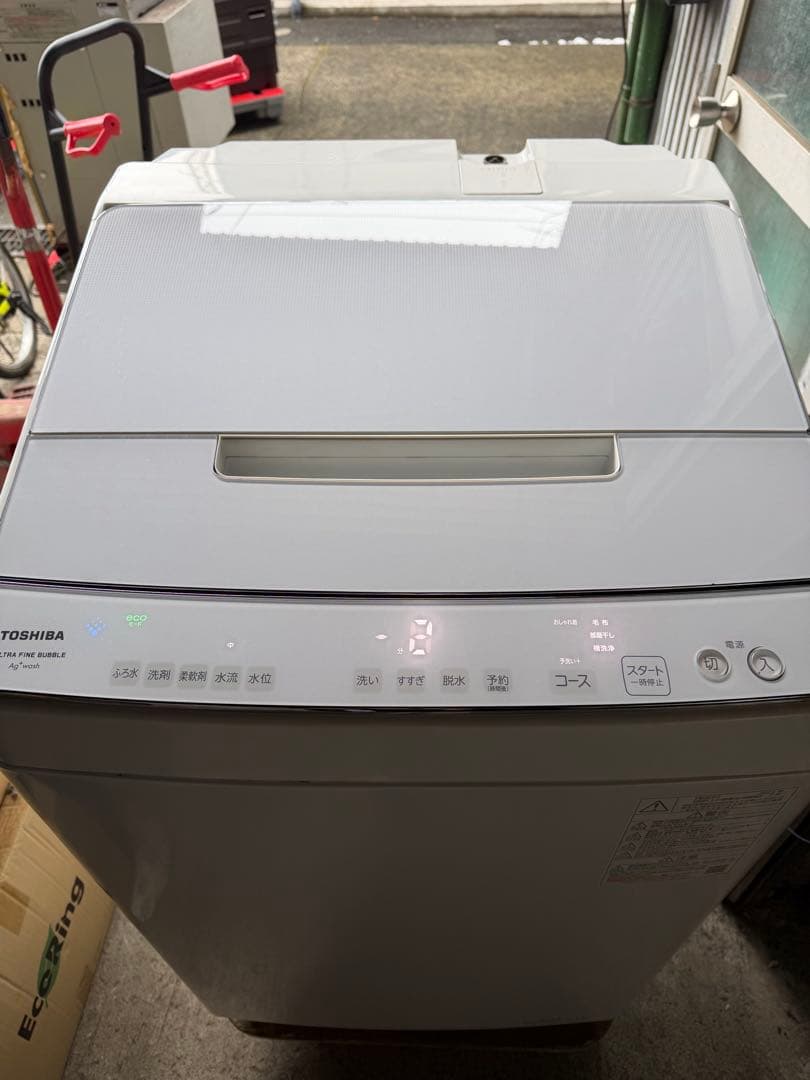 美品】TOSHIBA 東芝 全自動洗濯機 12㎏ AW-12DP2自動投入 - メルカリ