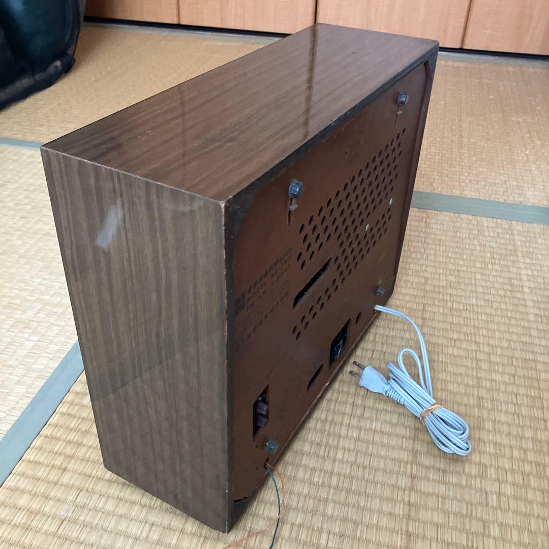 ナショナル RE-760 真空管ラジオ FM/AM OK 通電OK 昭和