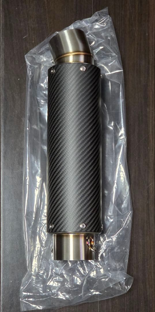 ✨️美品✨️ 汎用 DANMOTO カーボンマフラー 60.5 汎用60.5カーボンマフラー/スリップオンサイレンサーGPショート