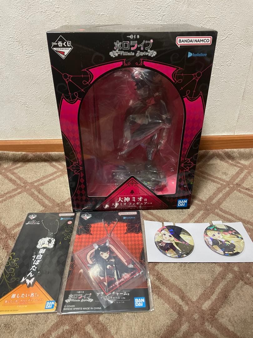 一番くじ　ホロライブ　大神ミオ賞　フィギュア　おまけ付き 一番くじ ホロライブ 大神ミオ賞 大神ミオ フィギュア おまけ付き 4種