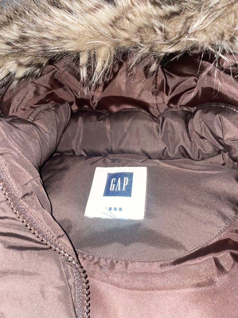 00s archive old gap 平成 ギャル男y2k ファーダウンベスト - メルカリ