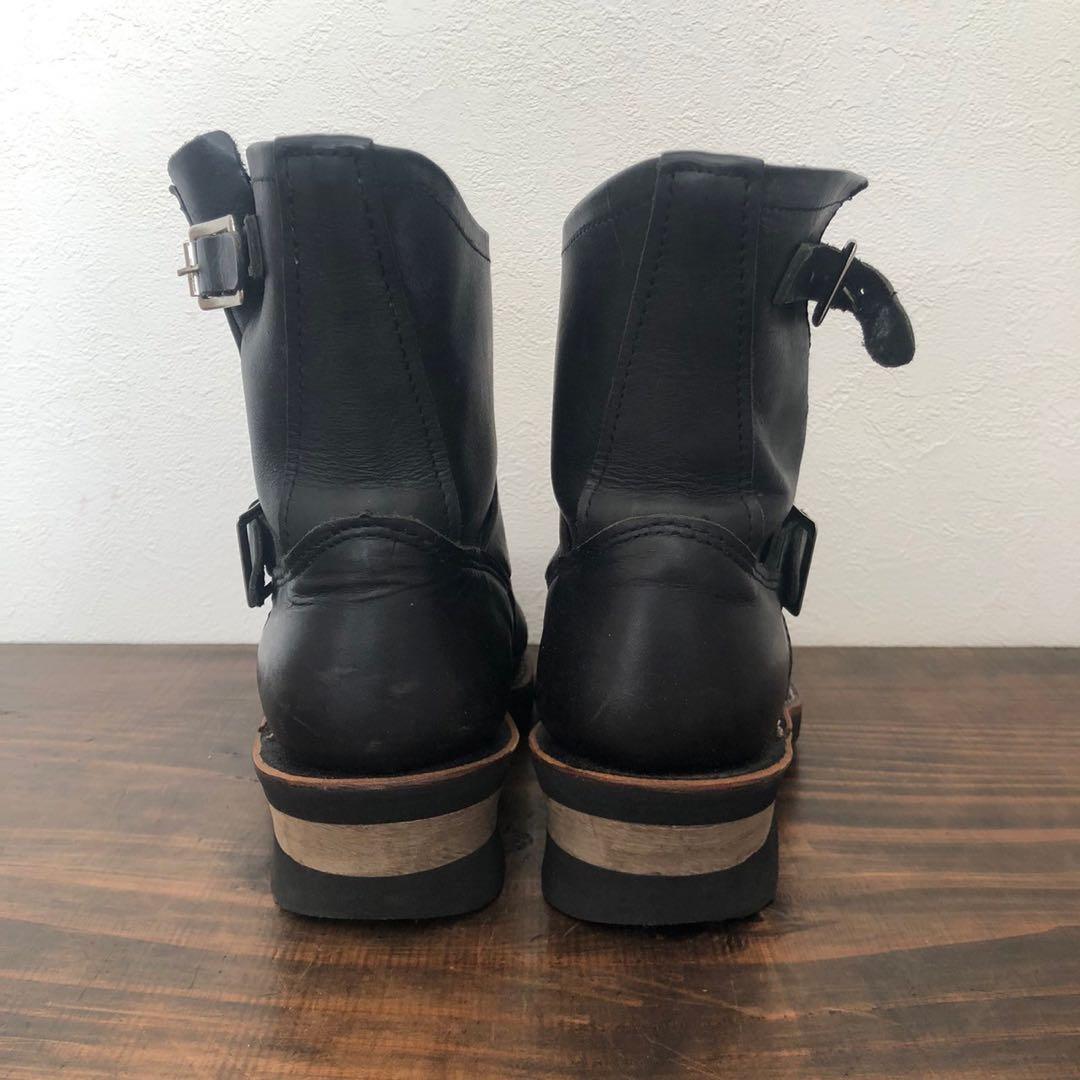 HAWKINS ホーキンス 牛革 レザー バイカー エンジニアブーツ 24cm