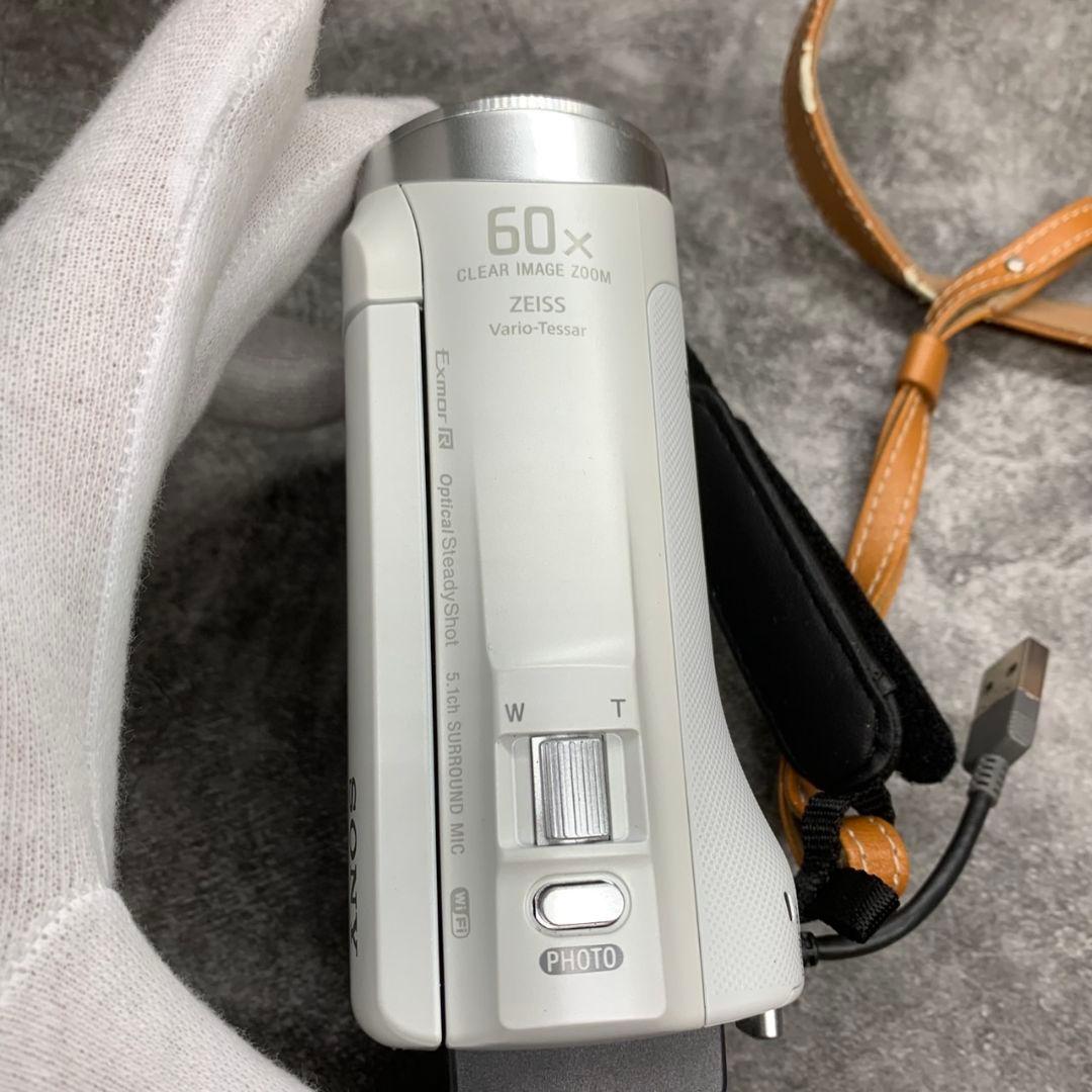 I804 SONY ハンディカム HDR-CX485 HD ホワイト ※現状品 - メルカリ