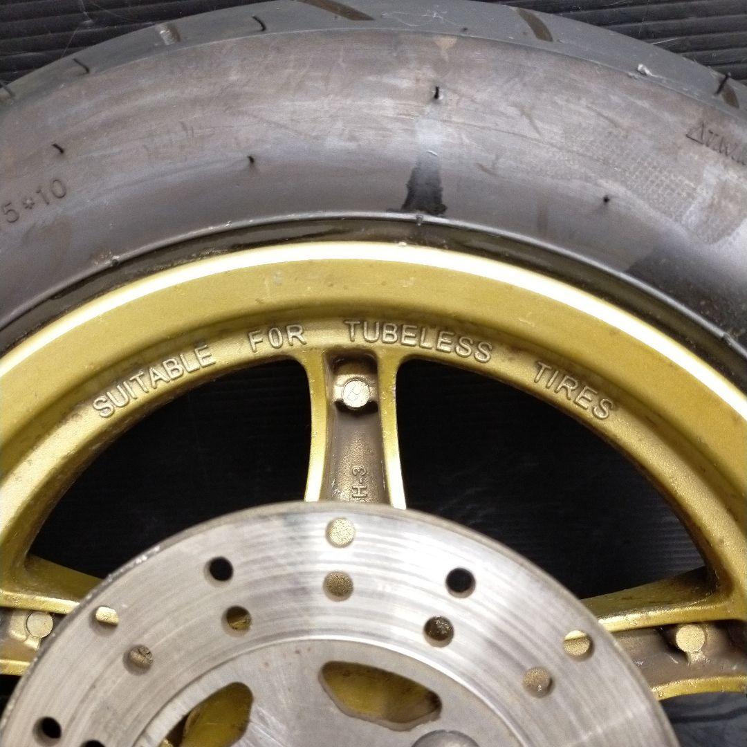 ☆10 ヤマハ JOG ZR SA39J 前後ホイール キャスト ゴールド - メルカリ