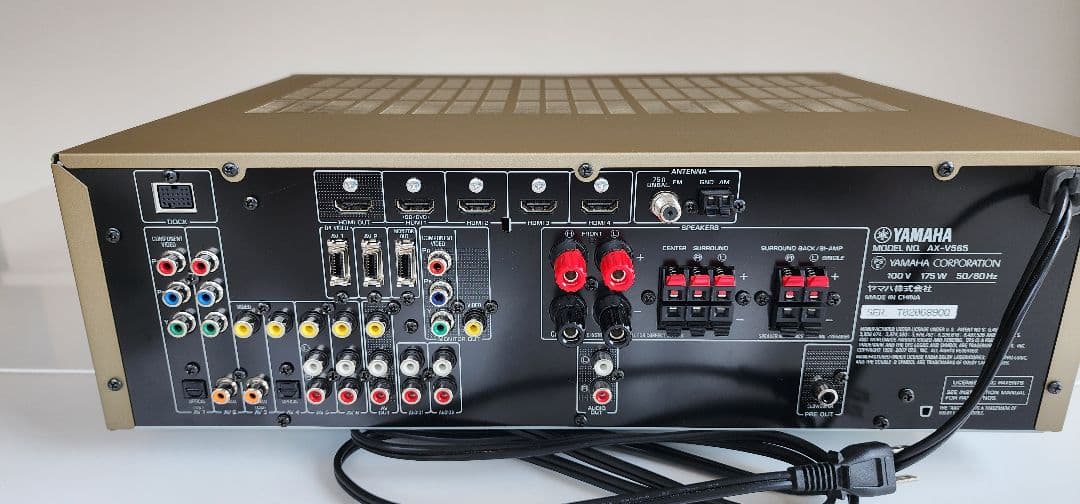 ★美品 ★ヤマハ AVアンプ 7.1ch ゴールドAX-V565