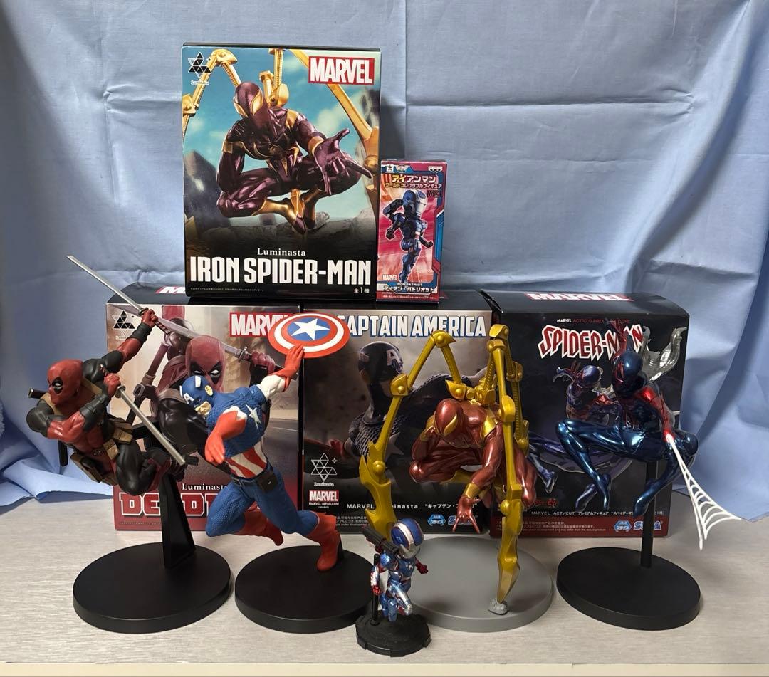 MARVEL フィギュア 5個まとめ売り 箱あり マーベル - メルカリ