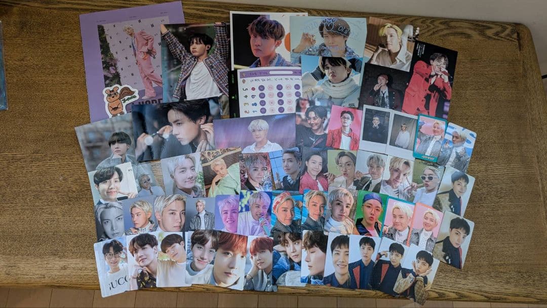 BTS ホビ ホソク 公式グッズまとめセット トレカ 4カット - メルカリ