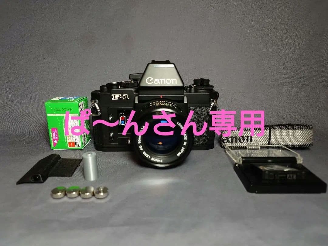 Canon New F-1 AEファインダー New FD 50mm F1.4