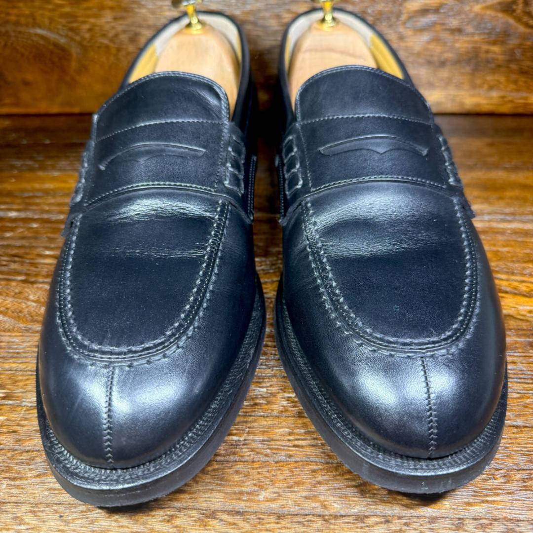 【美品】◆REGAL◆リーガル 27.0cm ローファー レザー 革靴 黒