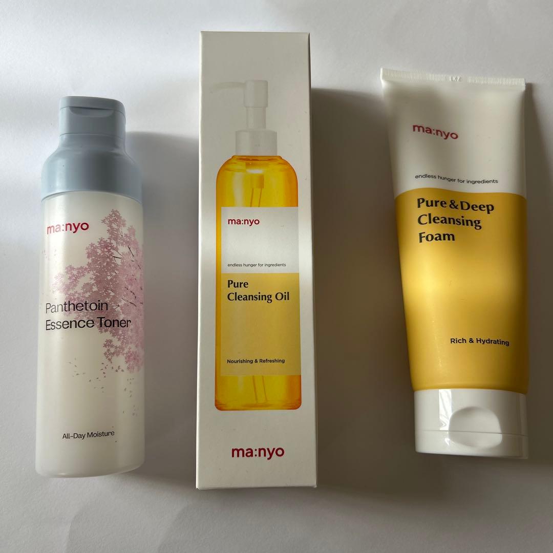 魔女工場 (ma:nyo) スキンケア3点セット（クレンジング・洗顔・化粧水