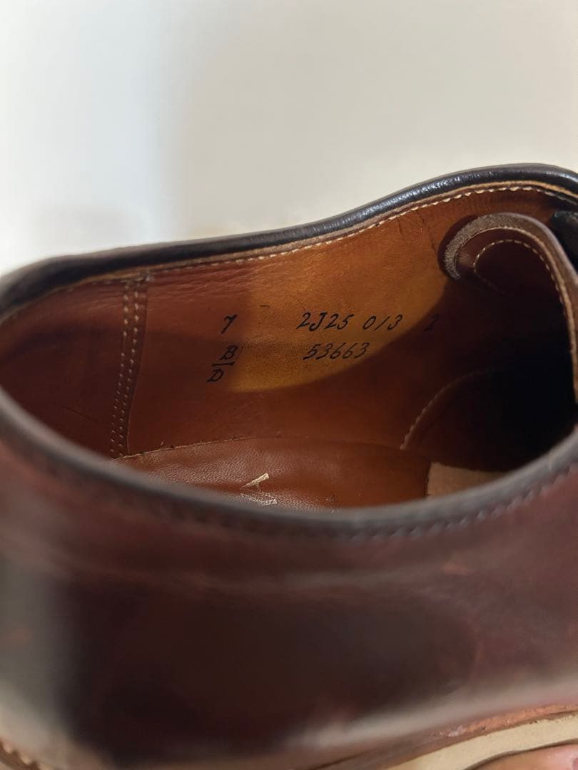 ト*松様 ALDEN オールデン53663クロムエクセルプレーントゥ7D なとり