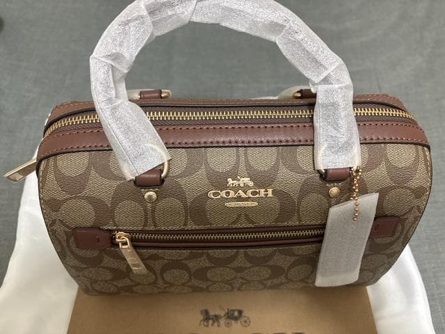 新品)COACH コーチ ローアン サッチェル バッグ F83607 - メルカリ