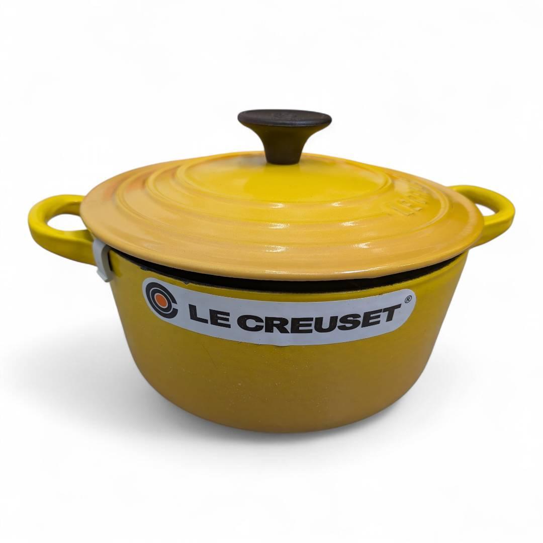 【未使用】Le Creuset ルクルーゼ 18cm 1.8L イエロー