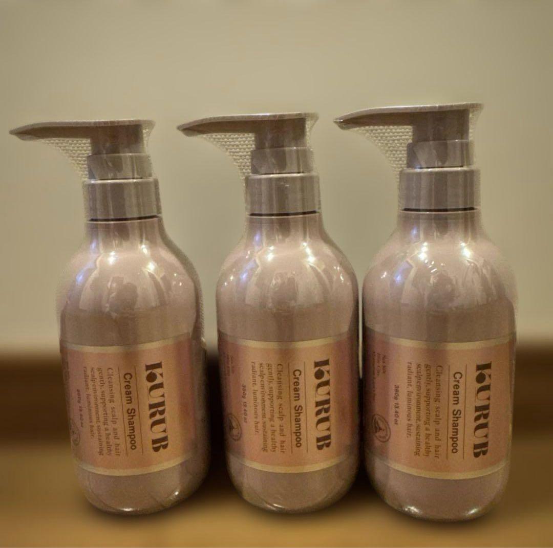 ヒロミKURUB クリームシャンプー KURUB クリームシャンプー 380g 3本