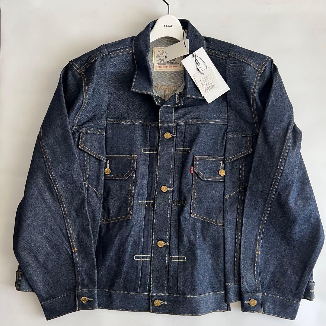 新品sacai Levi's サカイリーバイス デニムジャケット 4 XLサイズ