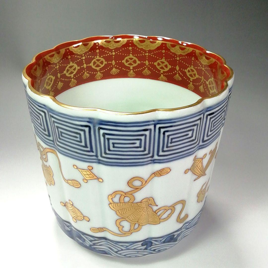 S267 水指 『宝尽』『輪花形』『御室窯造』 共箱 茶道具 - メルカリ