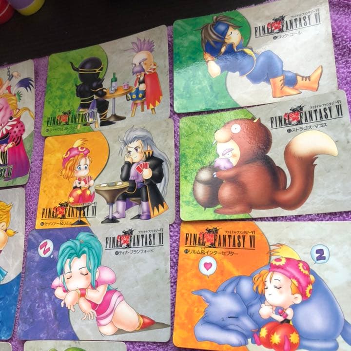 FF6】カードダス22枚セット【激レア】 - メルカリ