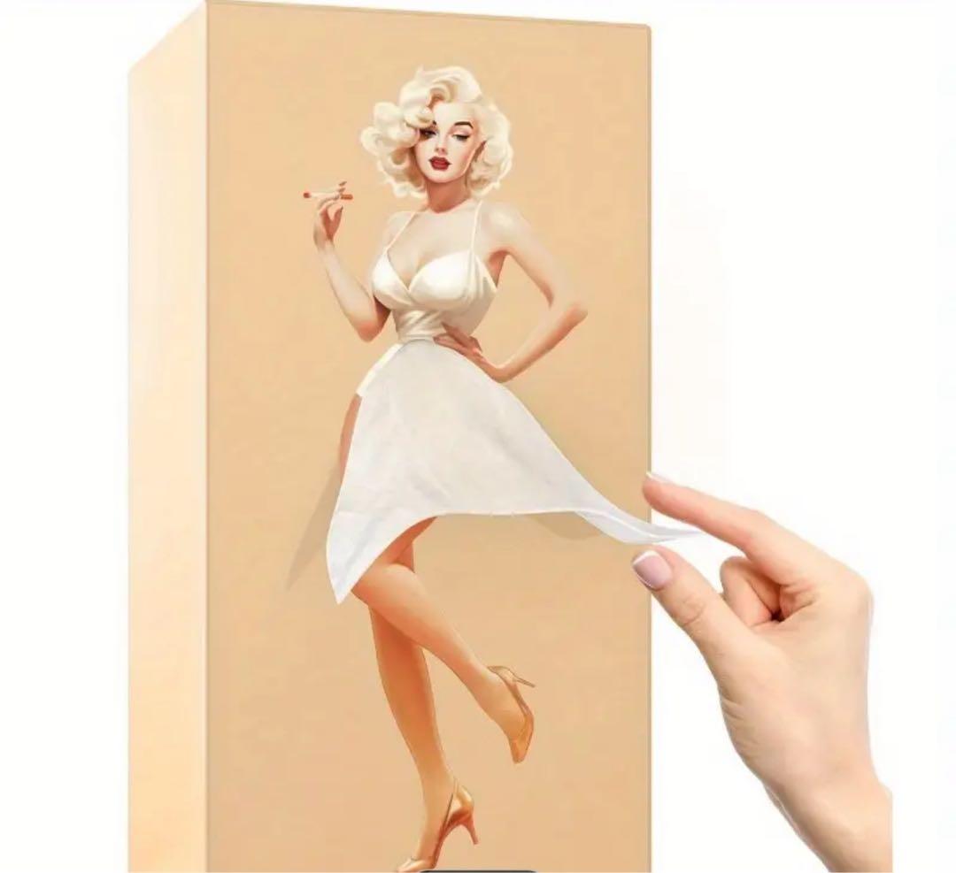 マリリンモンロー 斬新なティッシュボックス インテリア 引越しの