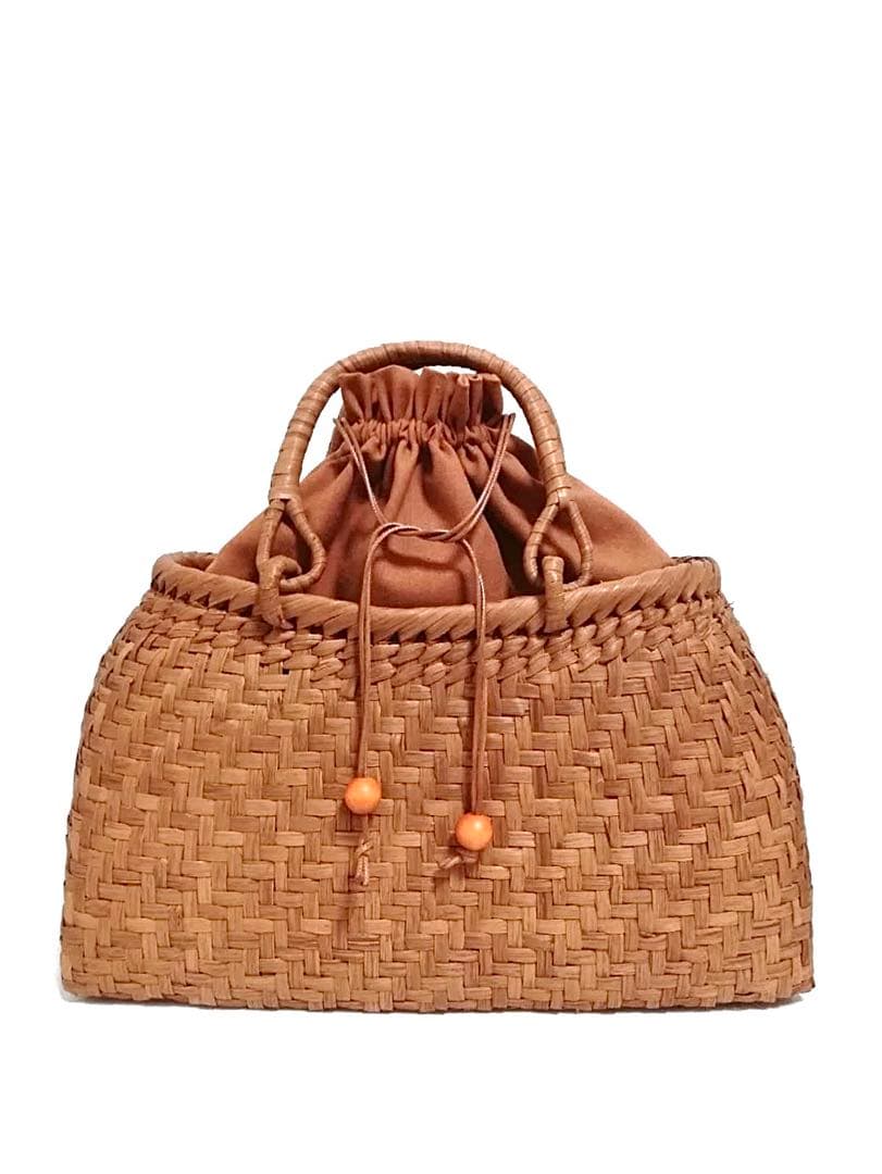 山葡萄バッグ台形網代 山葡萄かごバッグ 太網代 (大) YB-138 – くらし舎