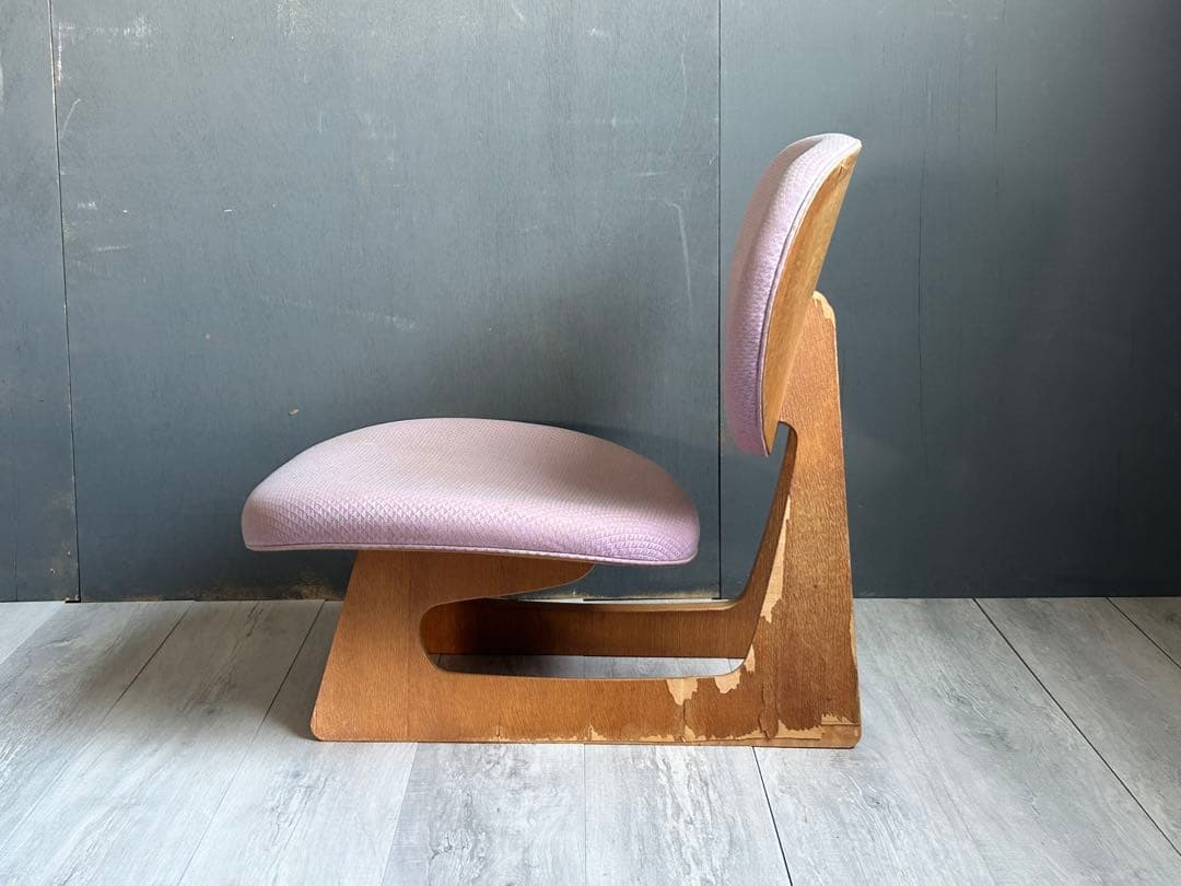 ④希少天童木工長大作低座椅子ローチェアTENDO ヴィンテージSZ