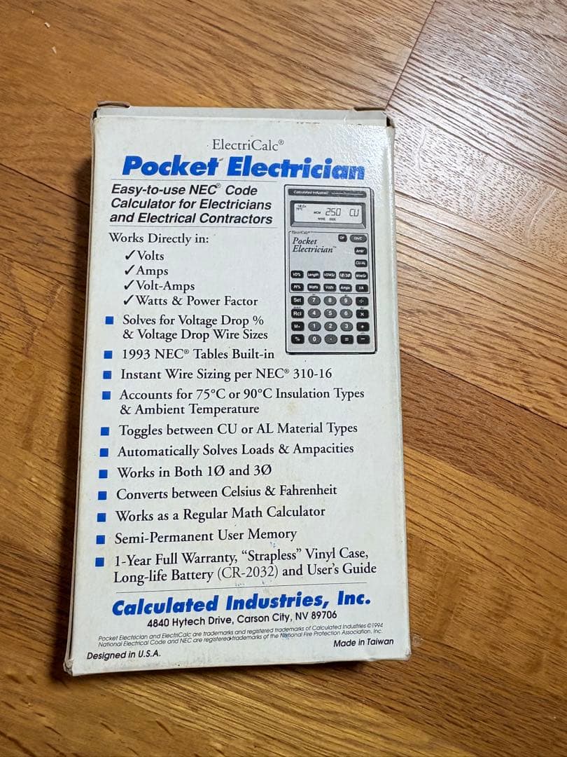 Calculated Industries Pocket Electrician - メルカリ