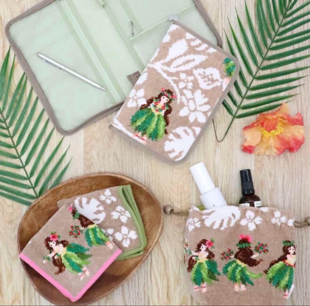 新品未使用 FEILER マナマナ マルチケース ライトグリーン フラガール