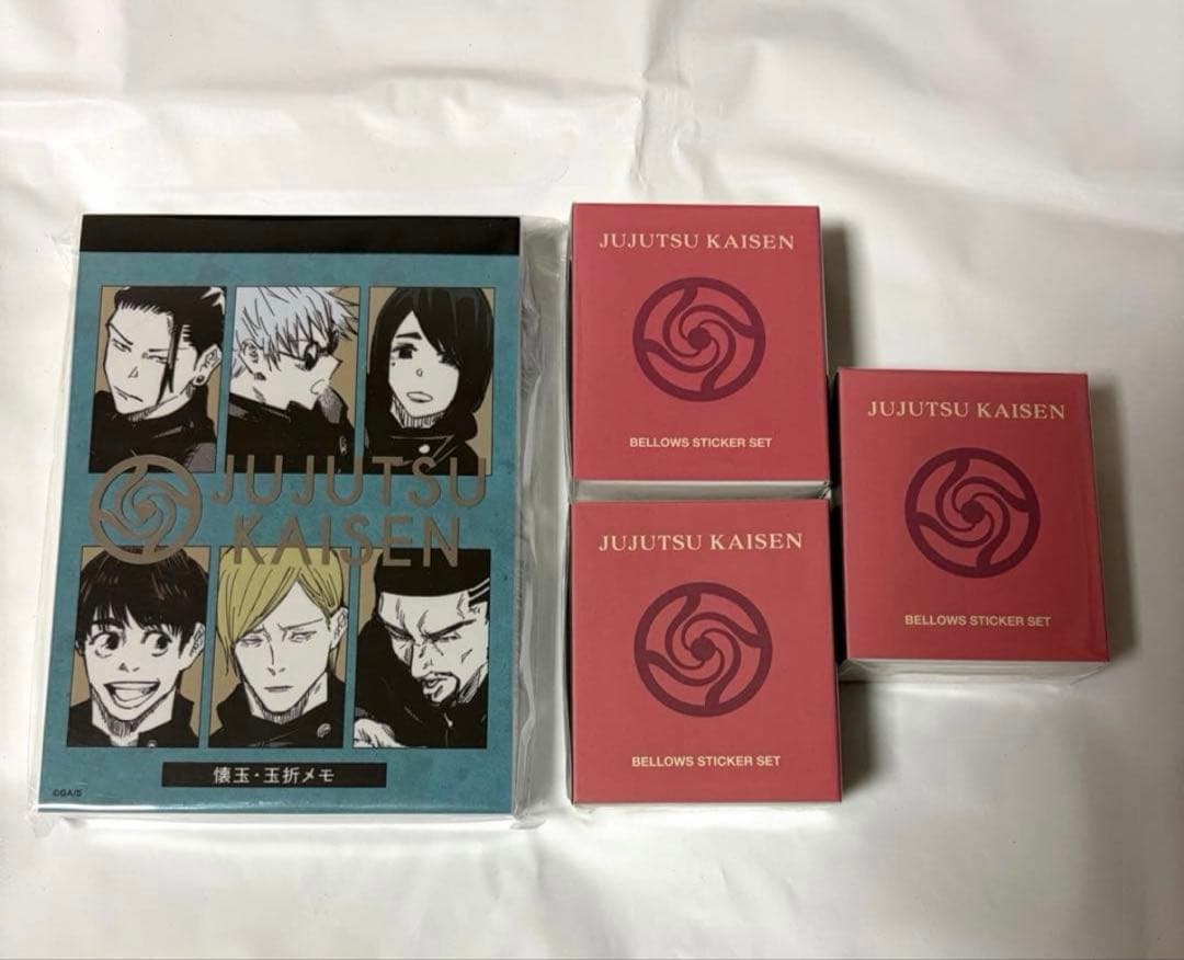 呪術廻戦 メモ帳 ベローズ ステッカー ジャンフェス ジャンプフェスタ2026先行グッズ 》 ⁡ 呪術廻戦 ベローズステッカー