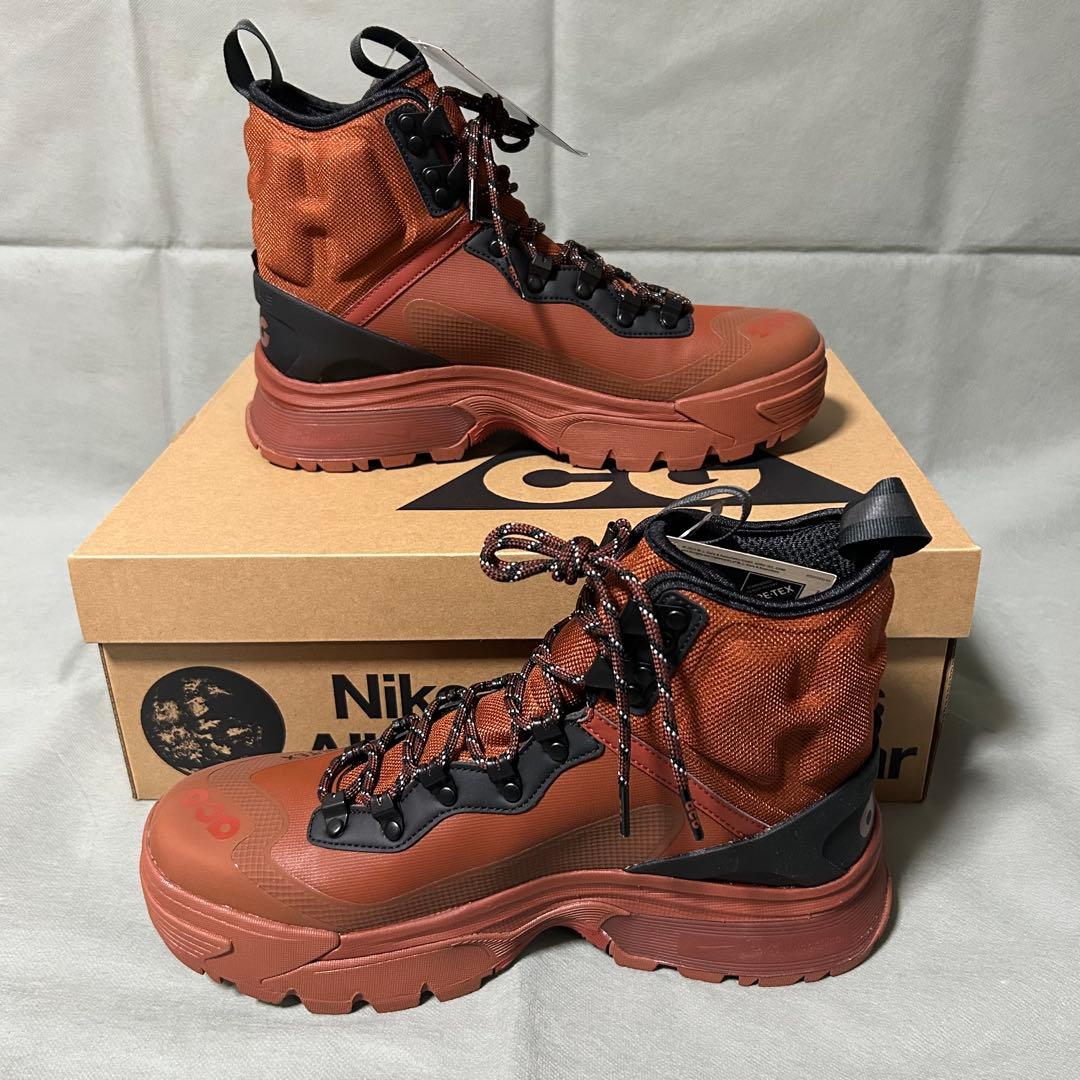 ナイキ ACG ズーム ガイアドーム GTX ブラウン 登山 防水 26.5 - メルカリ