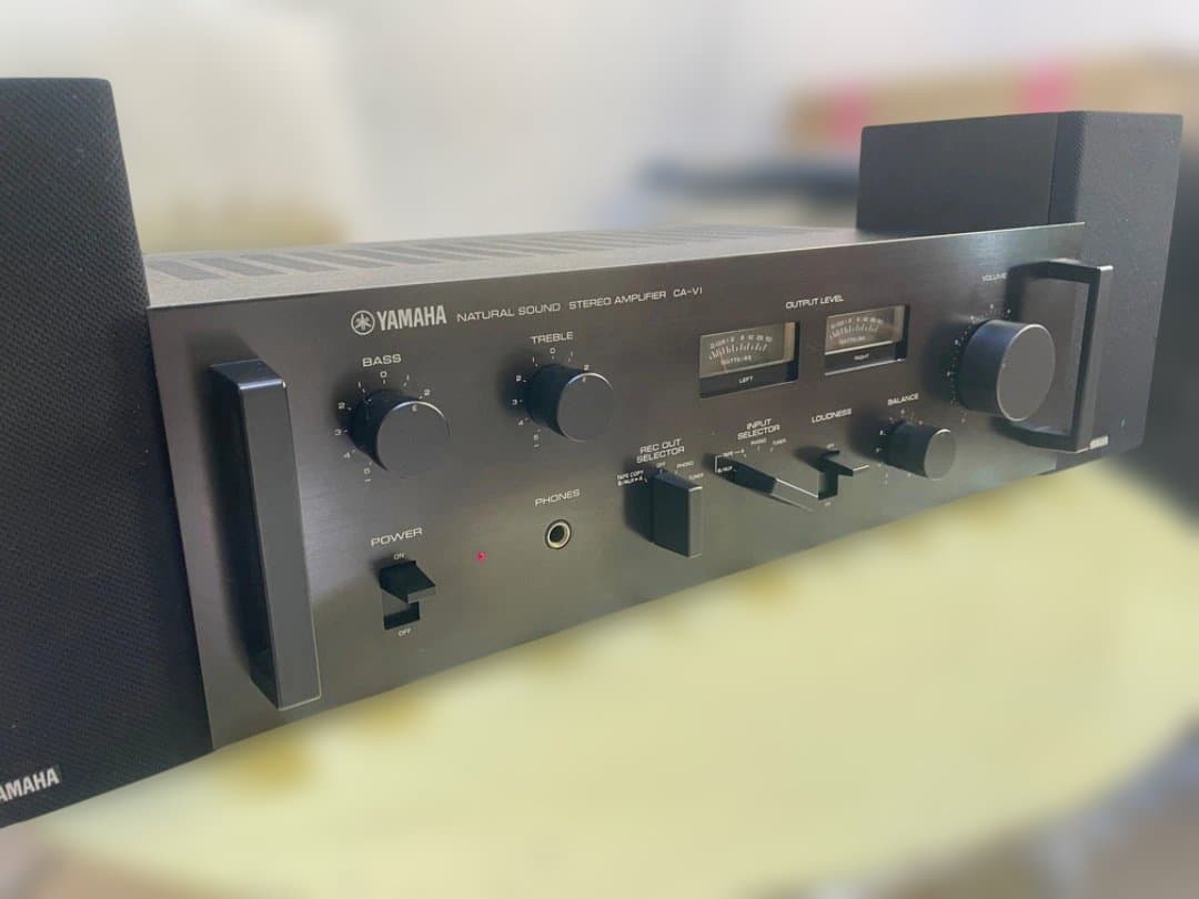 き*げ様 YAMAHA CA-V1　プリメインアンプ　昭和のレトロなオーディオ YAMAHA CA-V1 プリメインアンプ - メルカリ