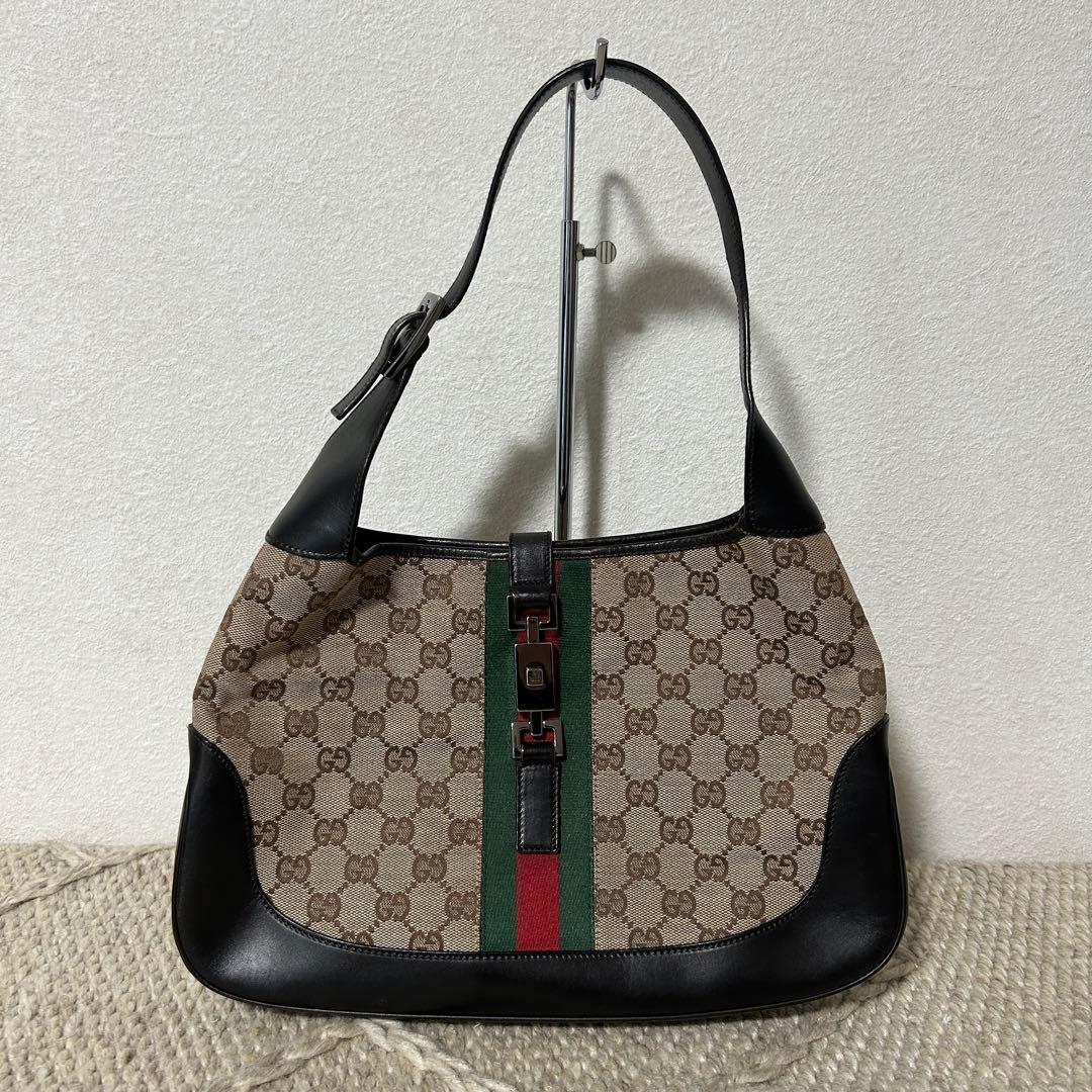 GUCCI グッチ ジャッキー GGキャンバス ワンショルダーバッグ GUCCI GGジャッキーワンショルダーバッグ | Hedy