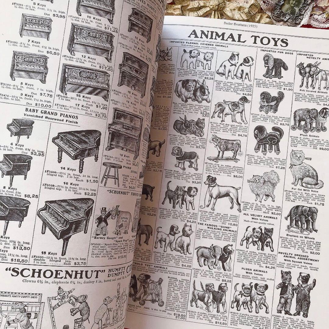 アンティークおもちゃ復刻カタログ ビスクドール テディベア