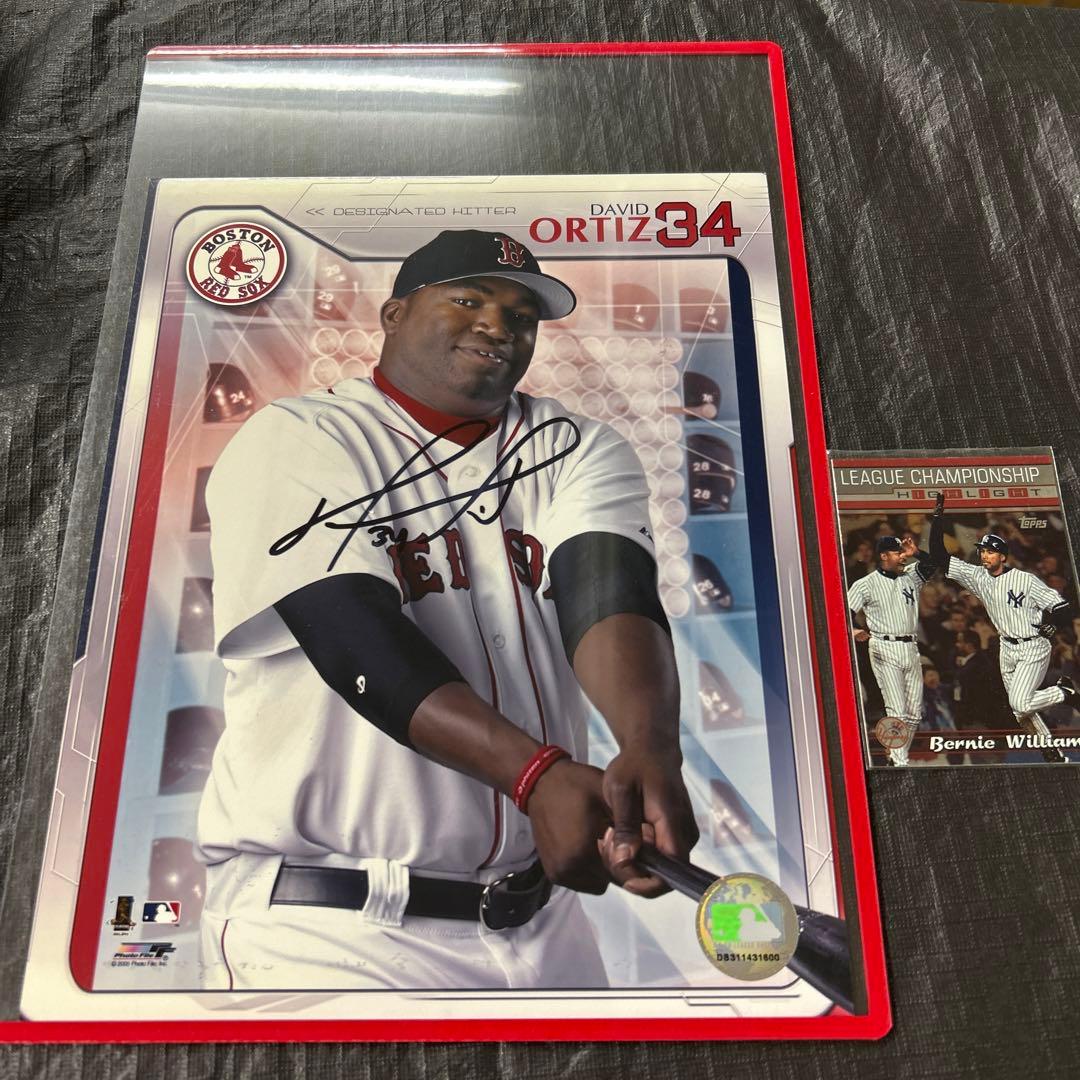 MLB ディビッド　オールティーズ 直筆サイン入りフォト　ボストンレッドソックス 7bade30f22343cb45a6f2f12b4eaef