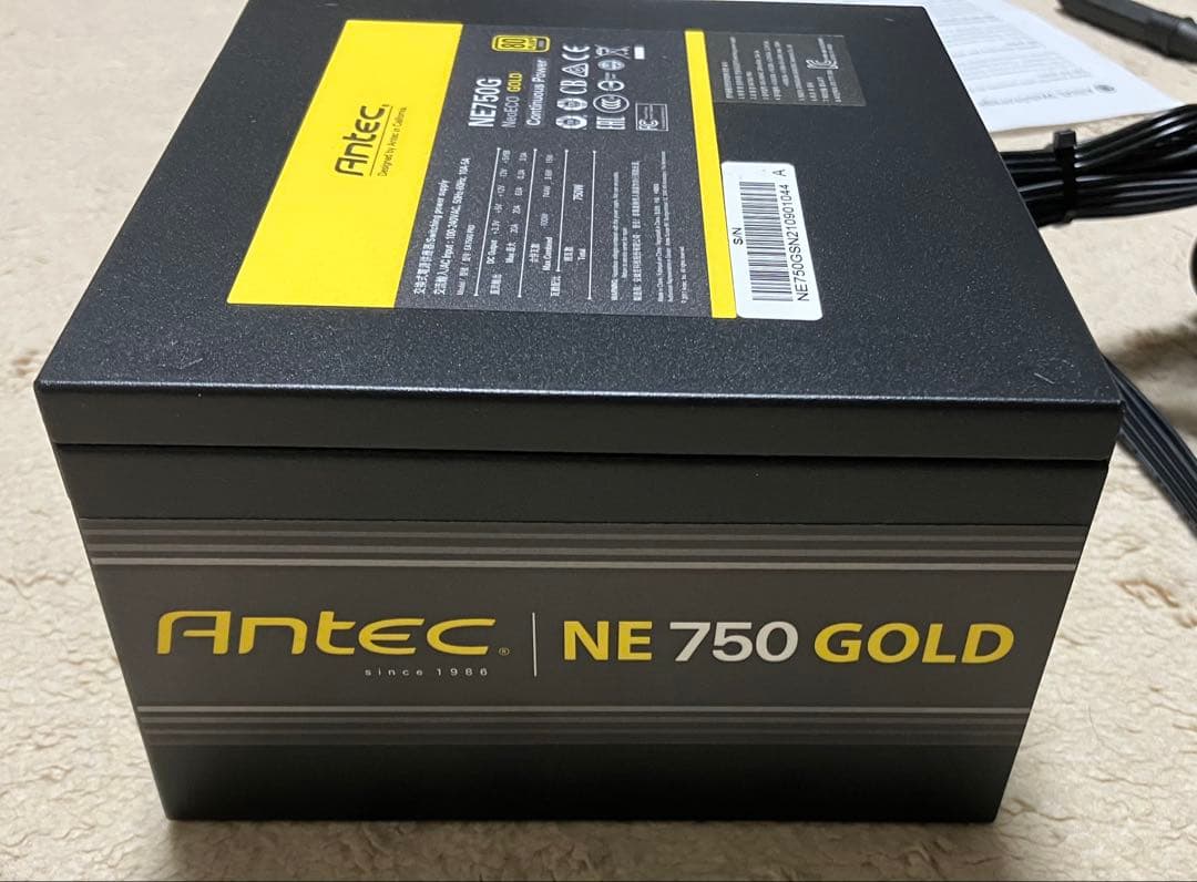 Antec NE 750 GOLD 電源ユニット 750W - メルカリ