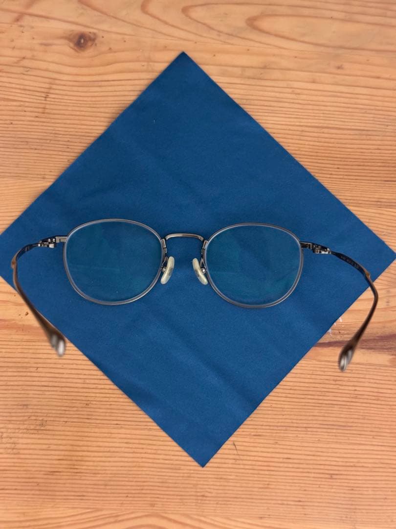 大豆田とわ子 岡田将生着用 999.9 S-145T アンティークゴールド 眼鏡