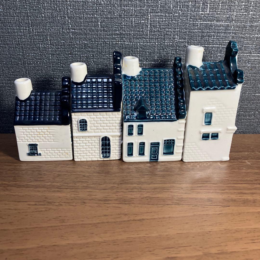 KLMオランダ航空デルフトブルーハウス4個 NO.1, 20, 49, 80 - メルカリ