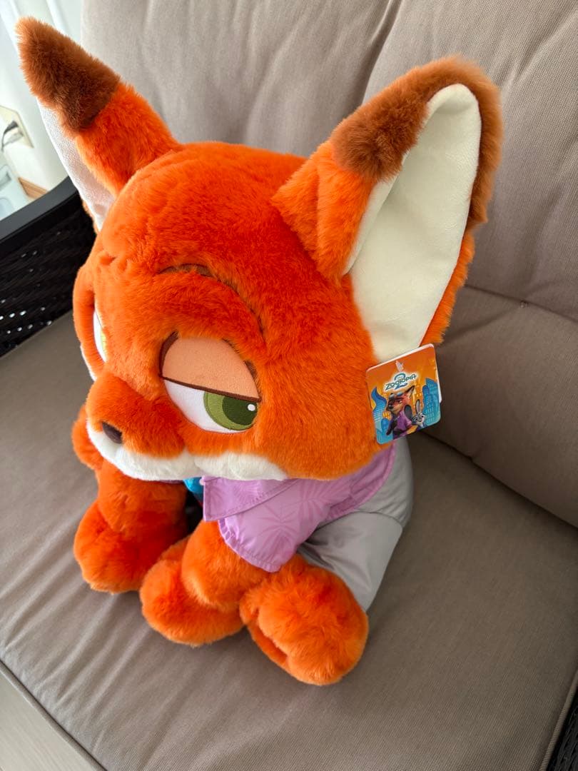 ズートピア2 ニック・ワイルド ぬいぐるみ ブランケット付 - メルカリ