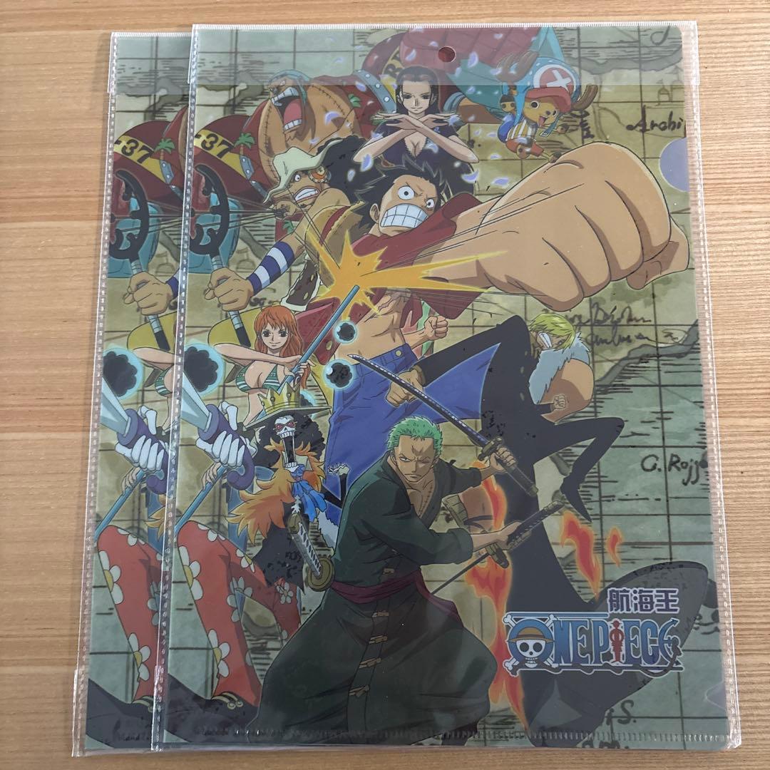 ワンピース クリアファイル 2枚セット - メルカリ