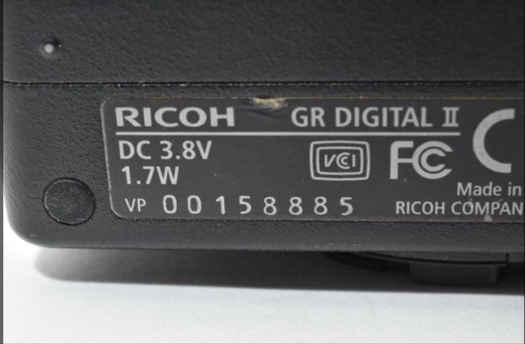 RICOH GR DIGITAL II 《S数5621回》