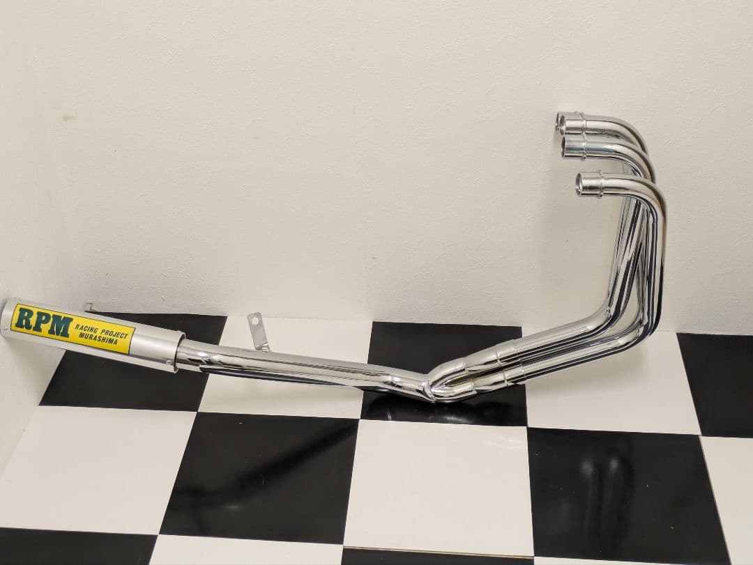 ゼファー400 PRMタイプゼファー400X 4-2-1マフラーメッキ送料込み