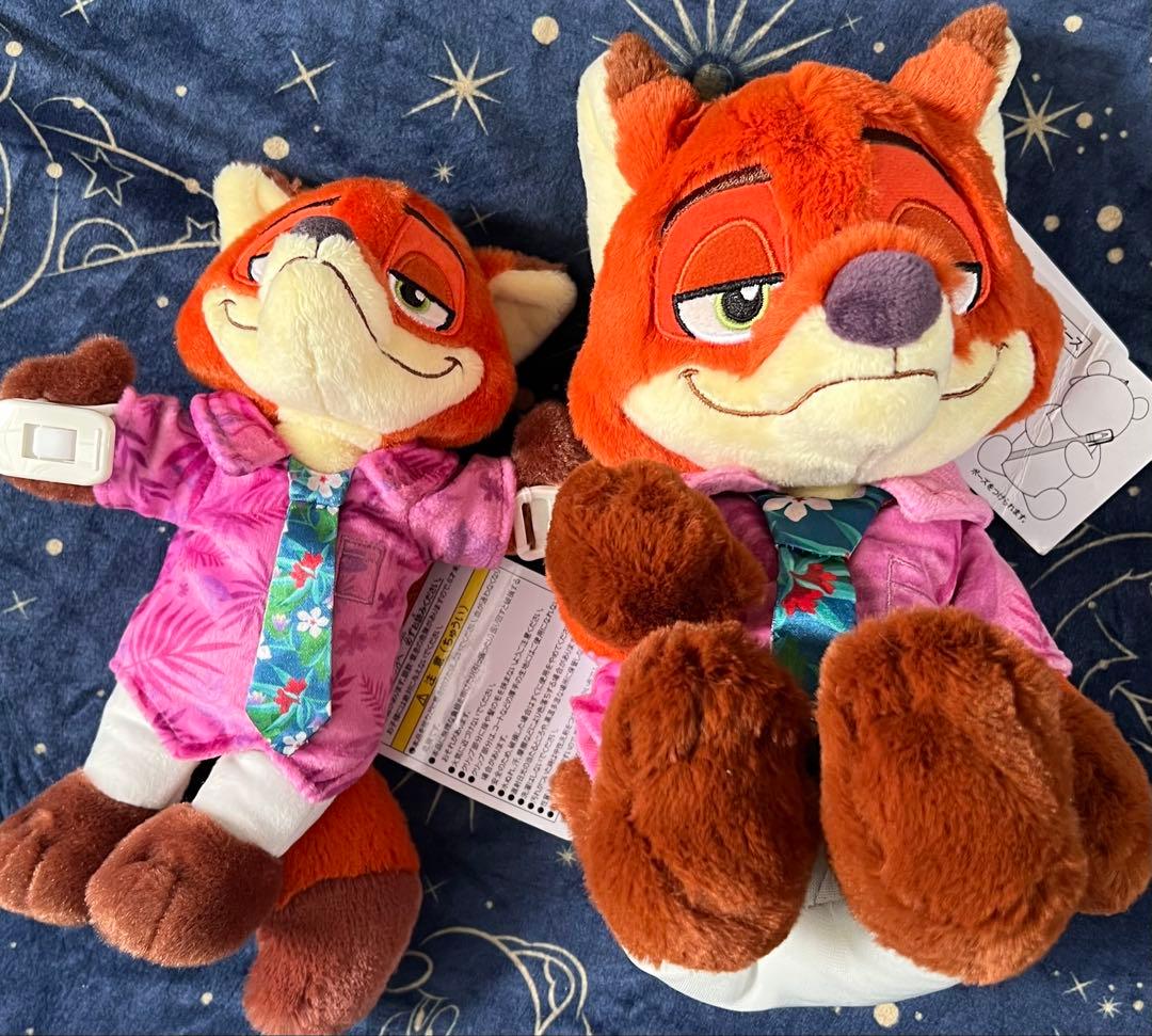 ディズニー ズートピア2 ニック ぬいぐるみ ペンケース 肩のせバッジ ディズニー ズートピア2 ニック ぬいぐるみ ペンケース 肩のせバッジ