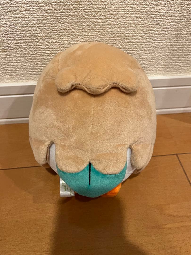 等身大ニャビー 、等身大アシマリ、おまけのモクローぬいぐるみ3点