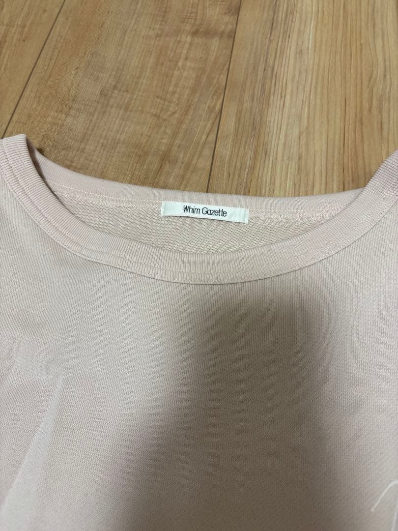 ウィムガゼット ヴィンテージロゴ裏毛 ピンクベージュ - メルカリ