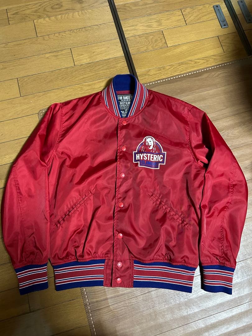 HYSTERIC GLAMOUR スタジャン レッド 美品 - メルカリ