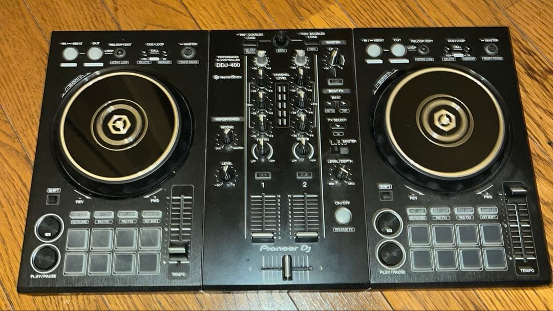 PioneerDJ DDJ400 DJコントローラー DDJ-400 - 2-channel DJ controller for rekordbox dj (Black)